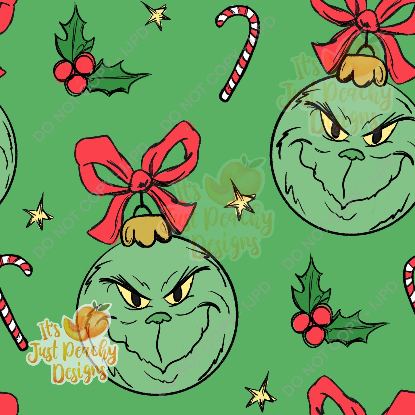 Christmas Face Ornaments - Multiple Colors