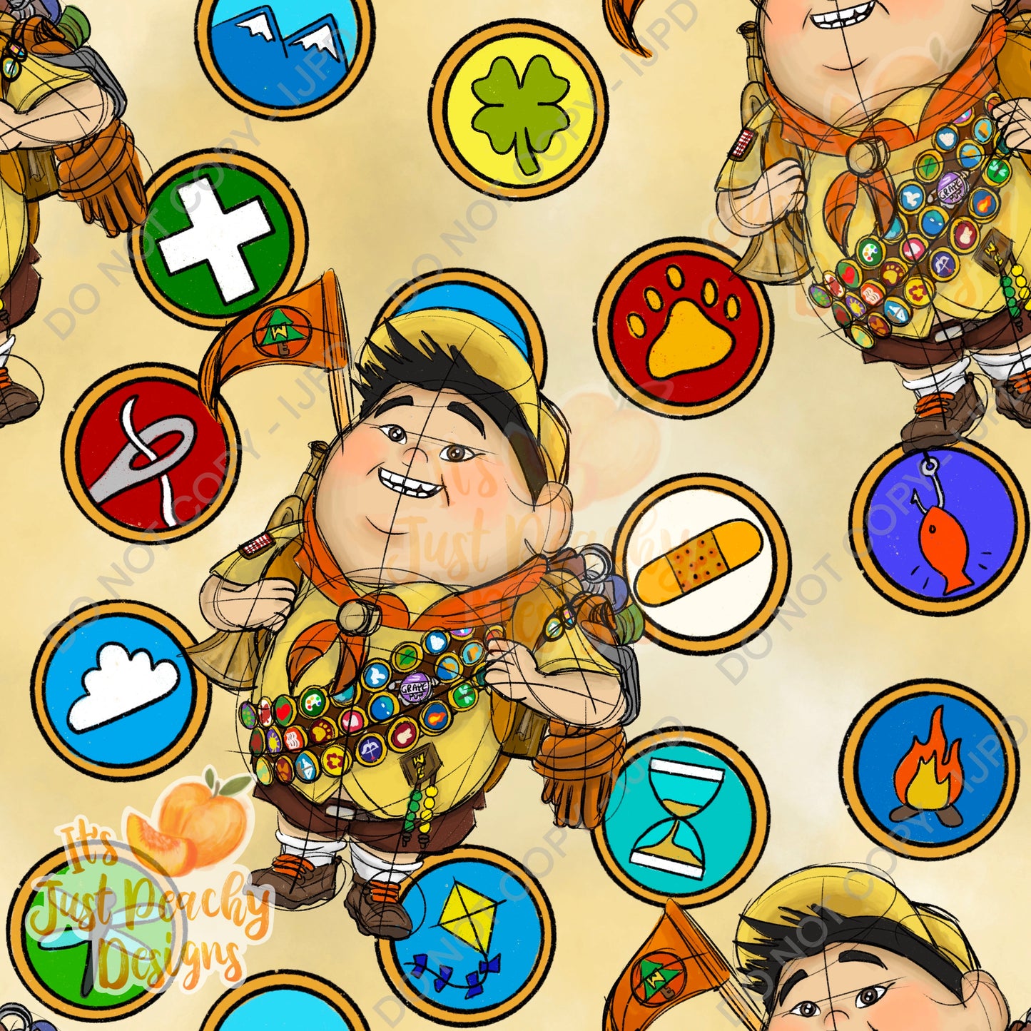 Adventure Is Out There Badges Friend- Multiple Colorways