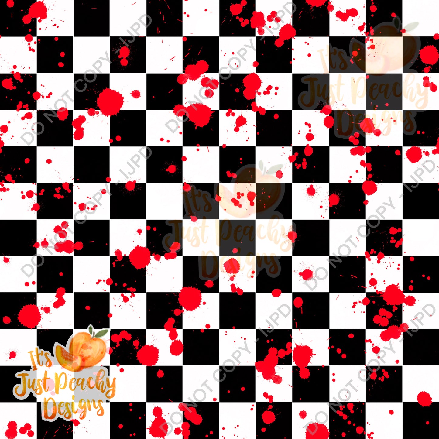 Splatter Checkers - Multiple Colors
