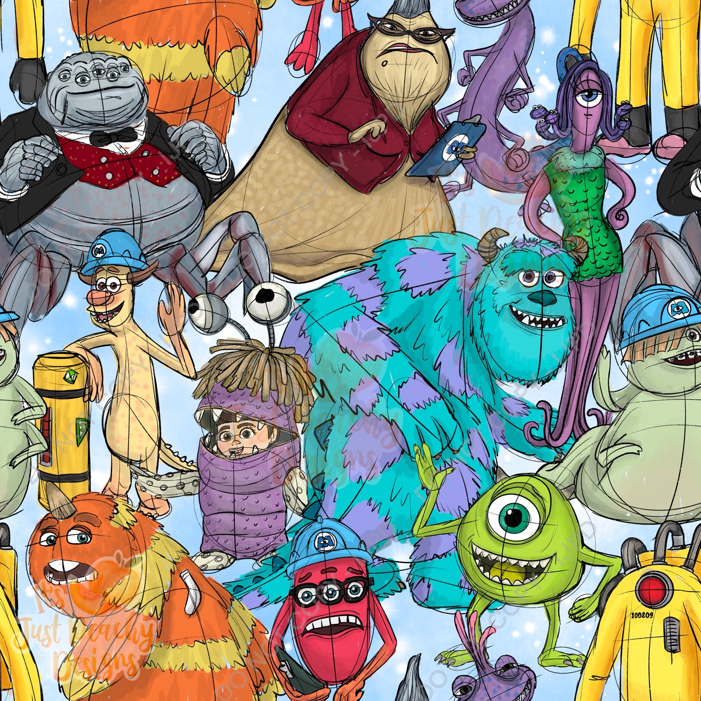 Monster Working Friends- Limited Exclusive