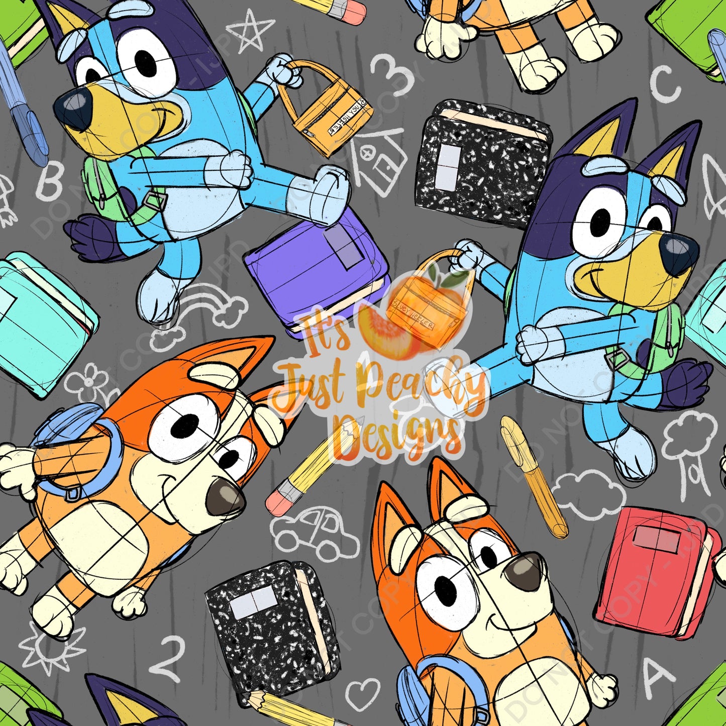 Sketchy School Dogs - Multiple Colors