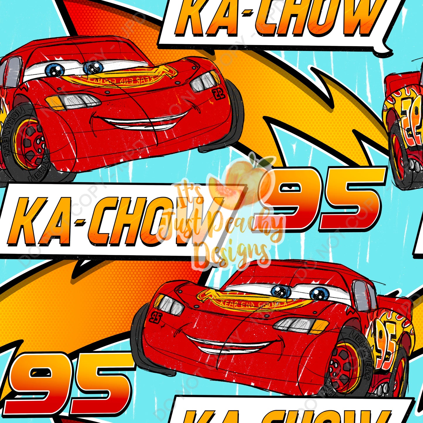 Sketchy Race Car - Multiple Colors
