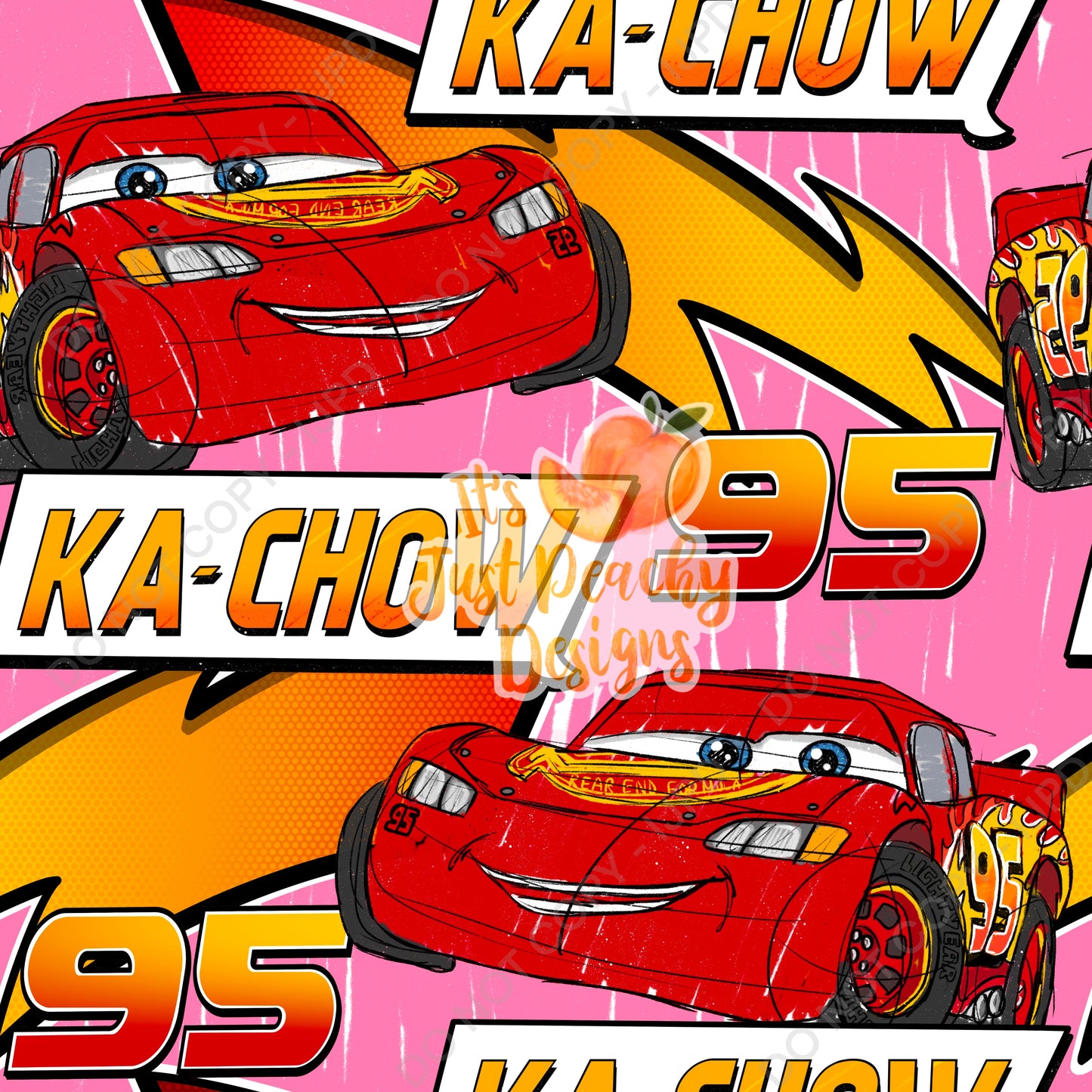 Sketchy Race Car - Multiple Colors