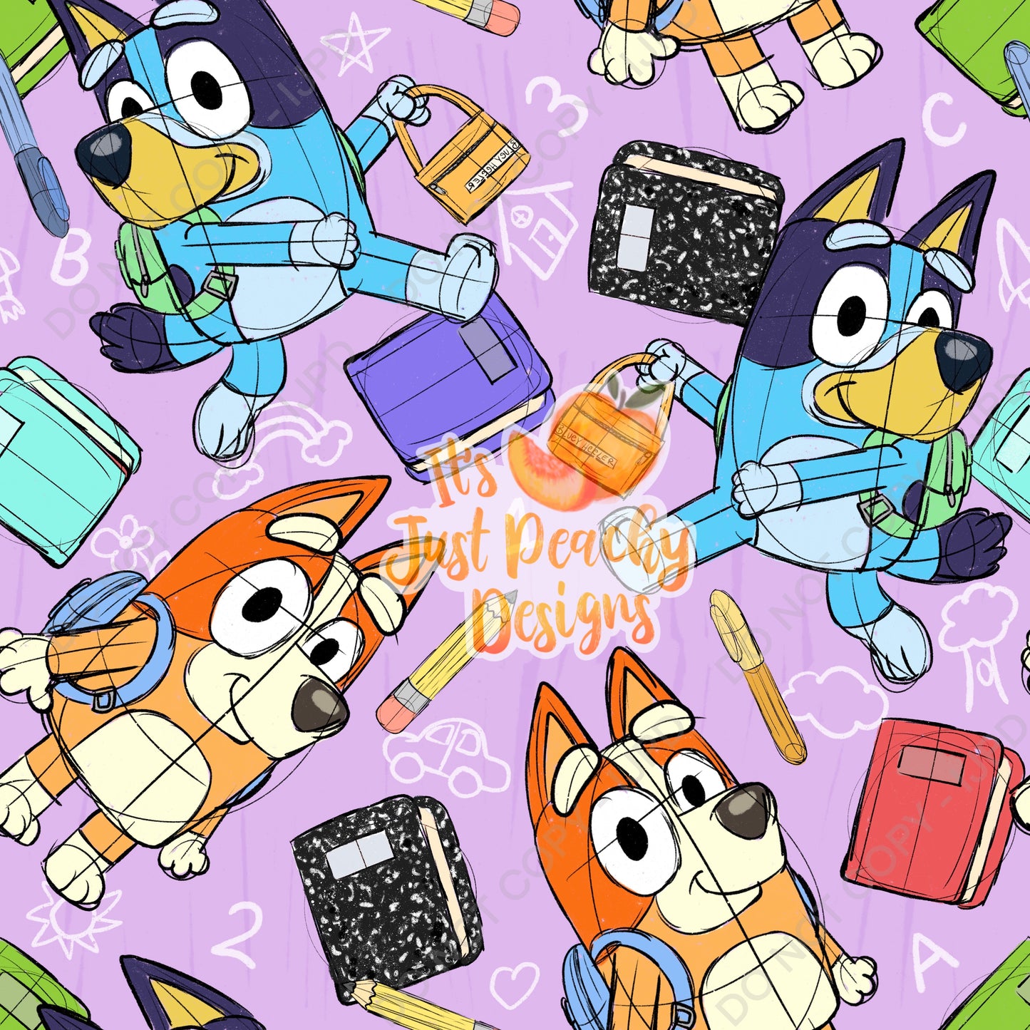 Sketchy School Dogs - Multiple Colors