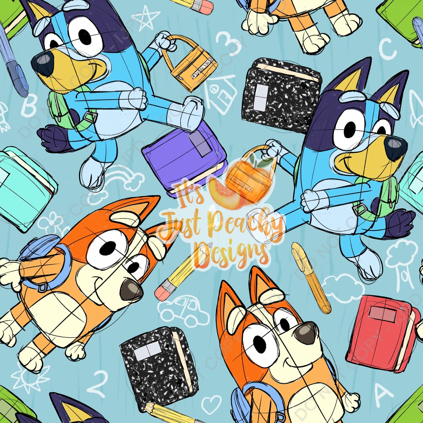 Sketchy School Dogs - Multiple Colors