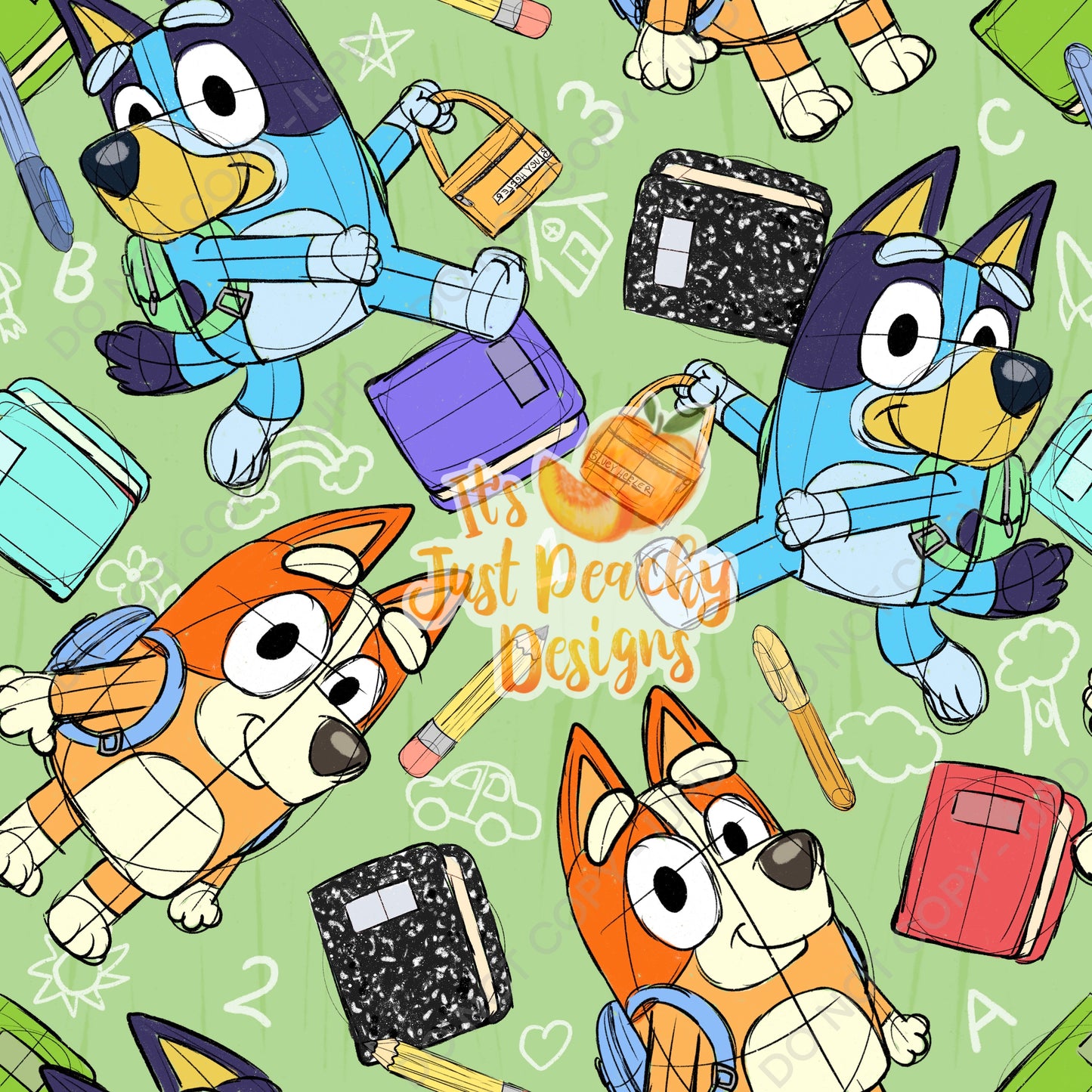 Sketchy School Dogs - Multiple Colors