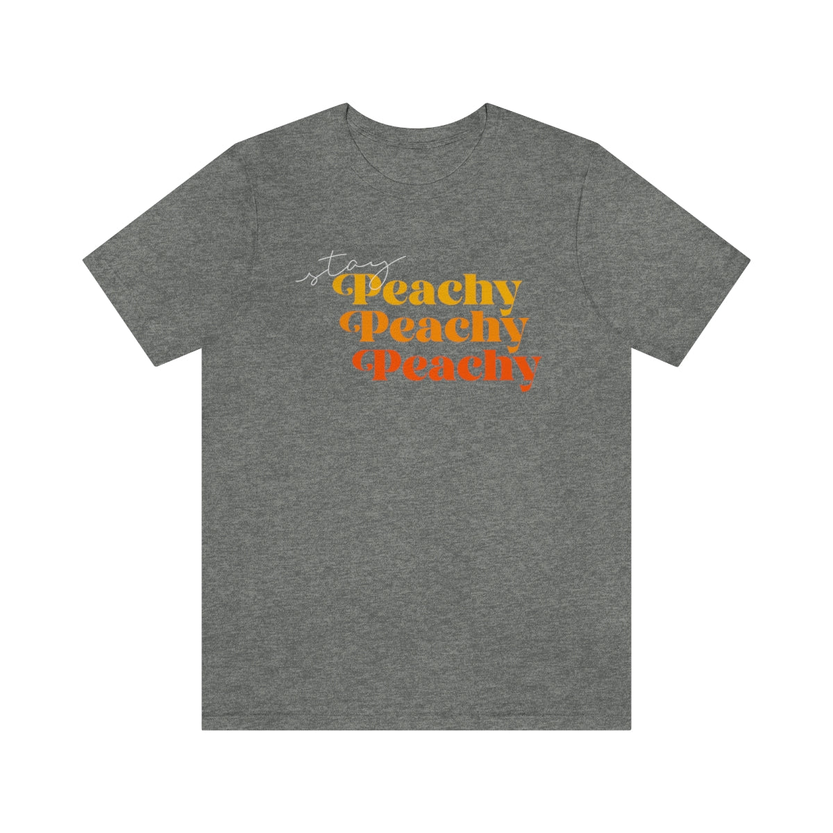 Stay Peachy Unisex Jersey Short Sleeve Tee