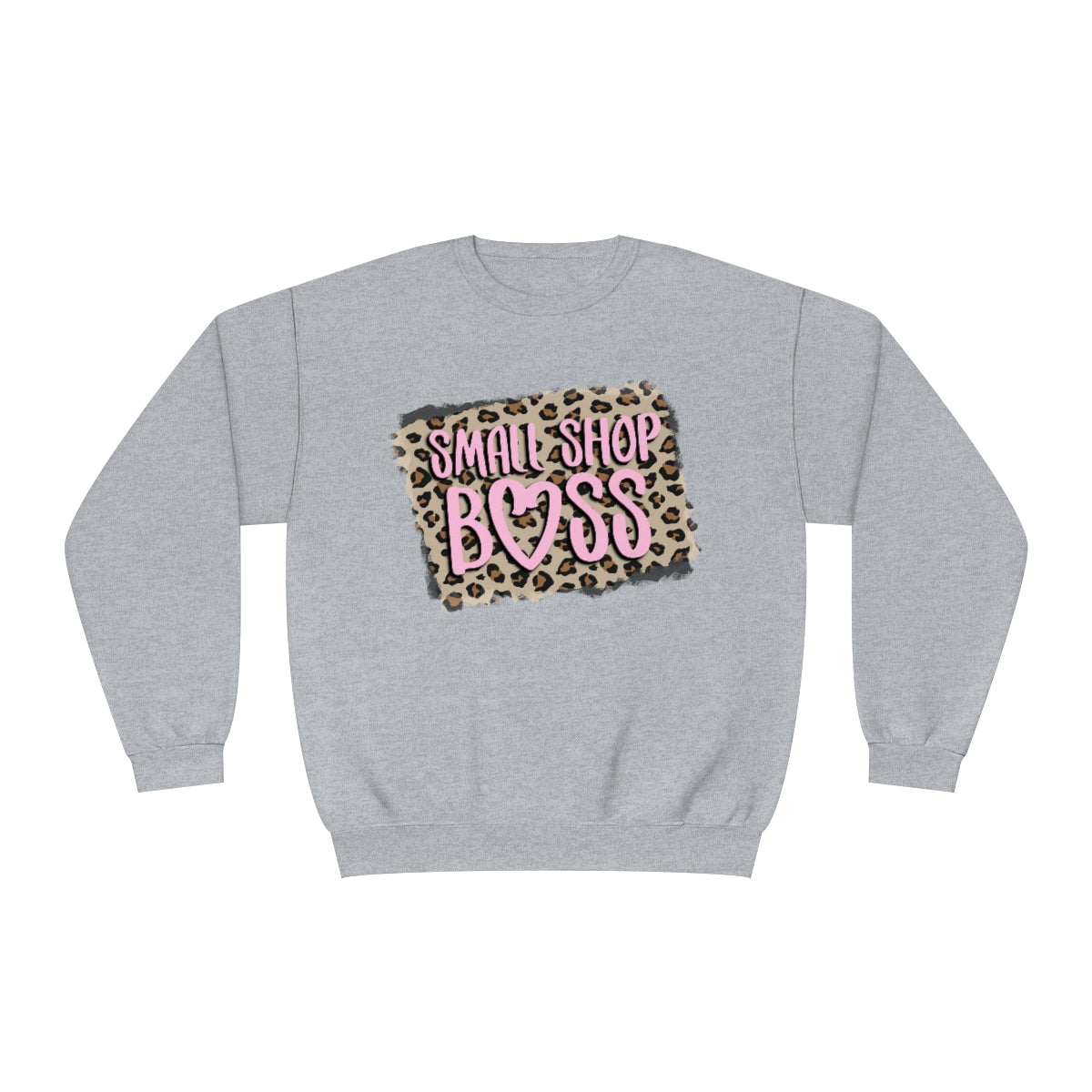 Leopard Small Boss Unisex NuBlend® Crewneck Sweatshirt
