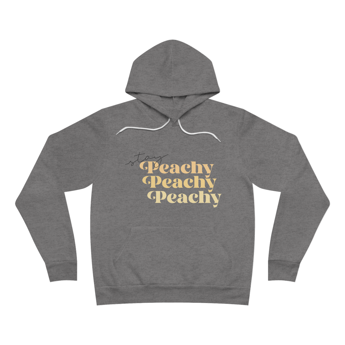 Stay Peachy Unisex Sponge Fleece Pullover Hoodie