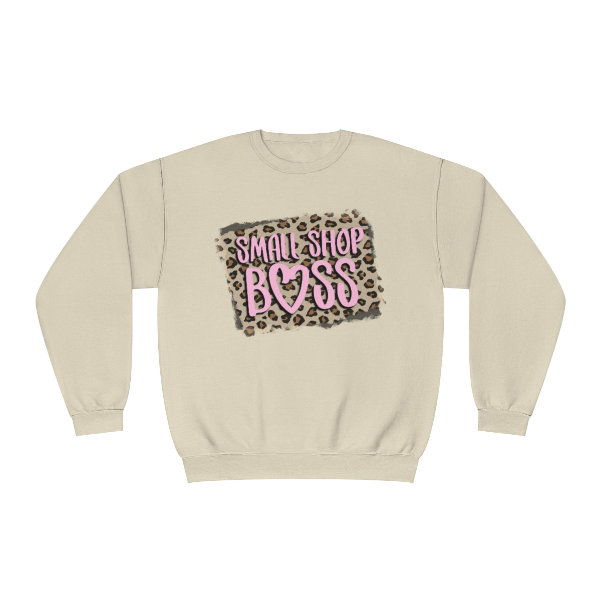 Leopard Small Boss Unisex NuBlend® Crewneck Sweatshirt