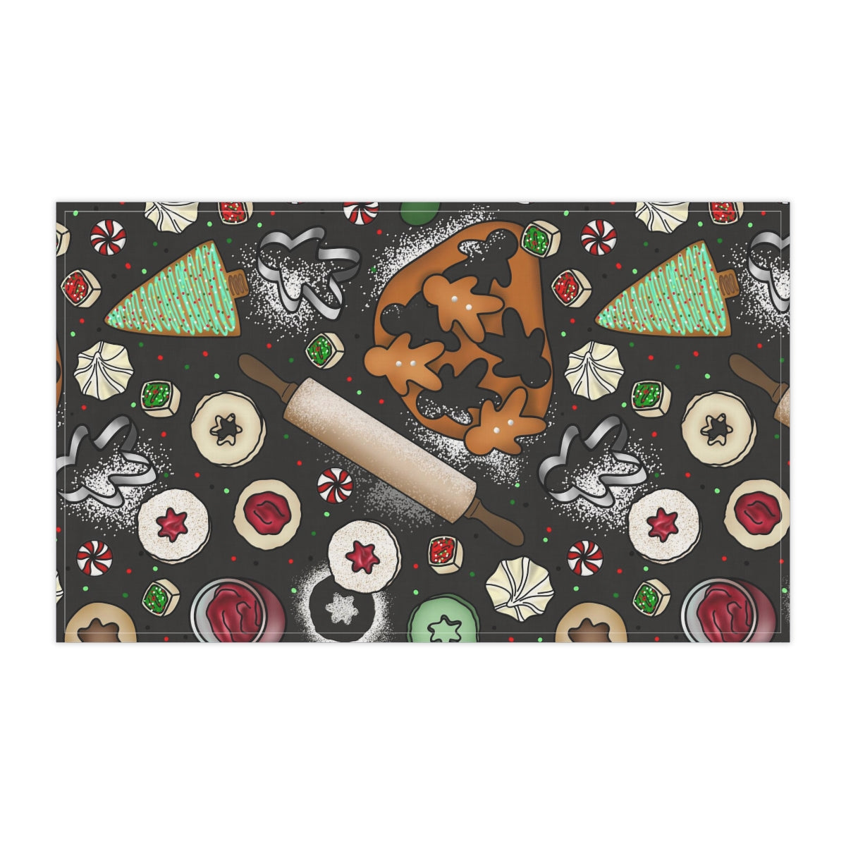 Baking Cookies Kitchen Towel
