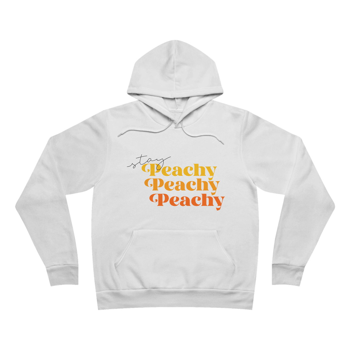 OG Stay Peachy Unisex Sponge Fleece Pullover Hoodie