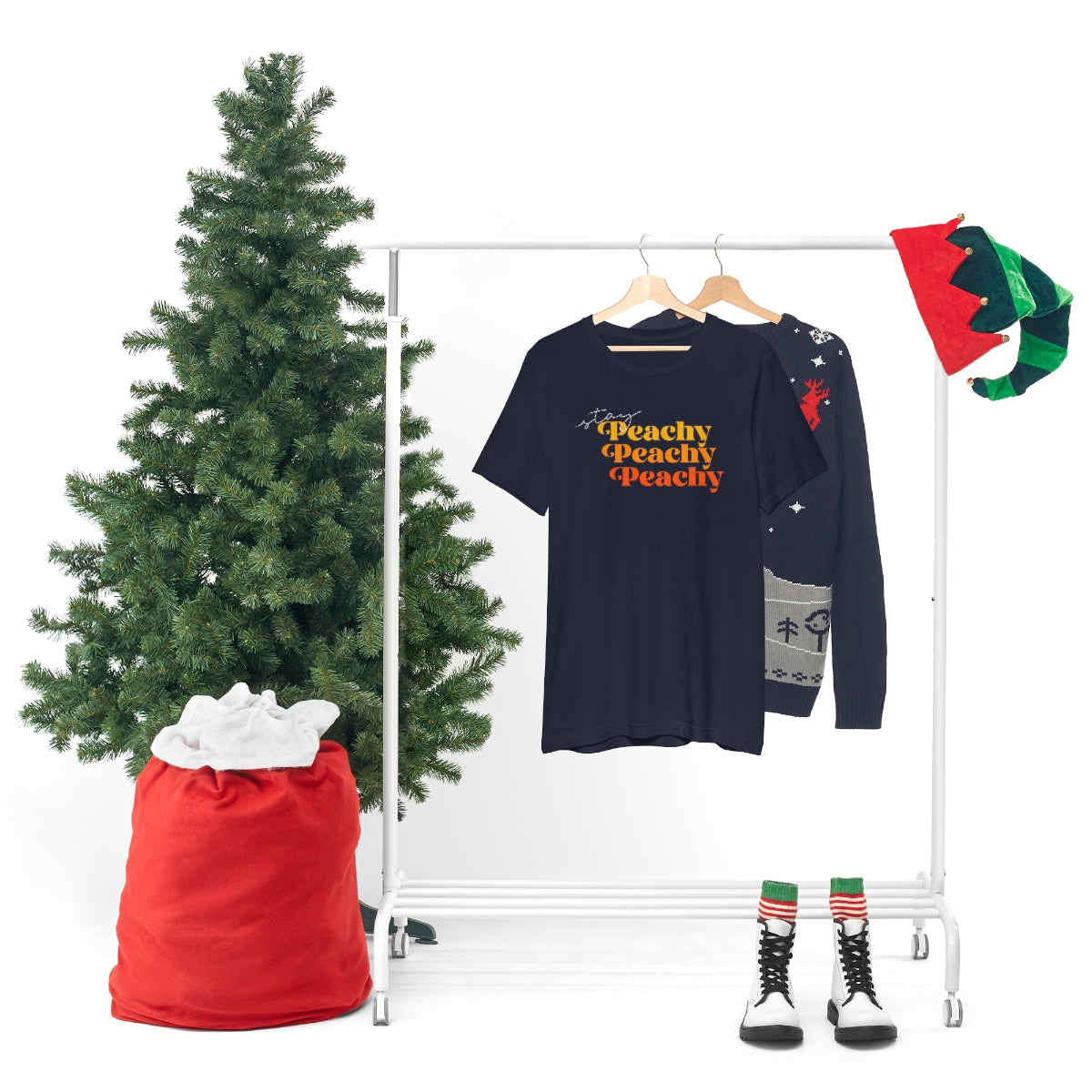 Stay Peachy Unisex Jersey Short Sleeve Tee