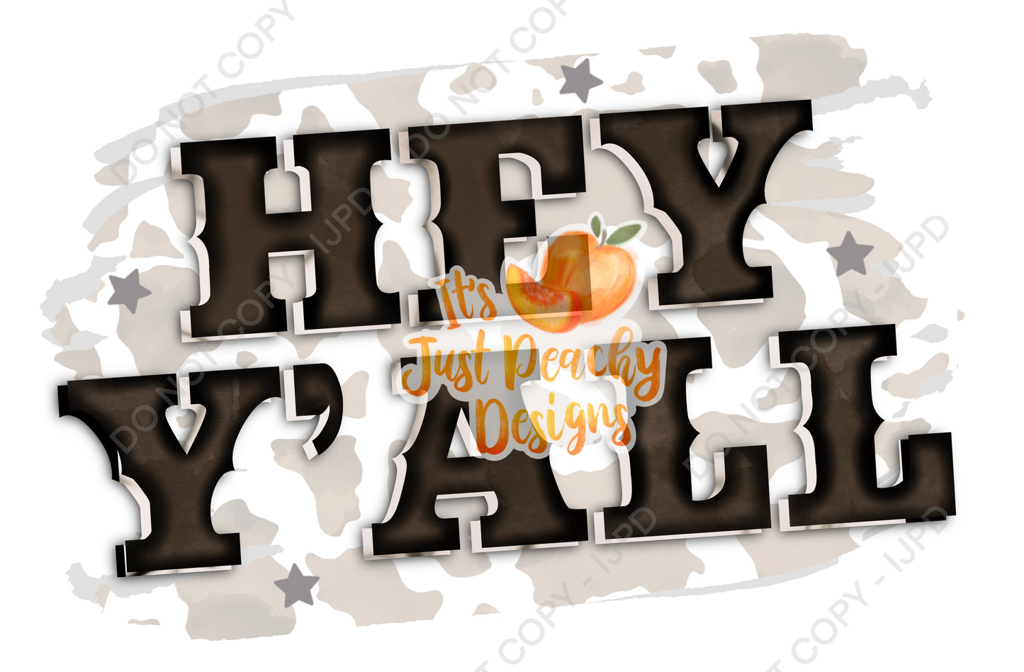 Hey Y’all PNG - Multiple Options