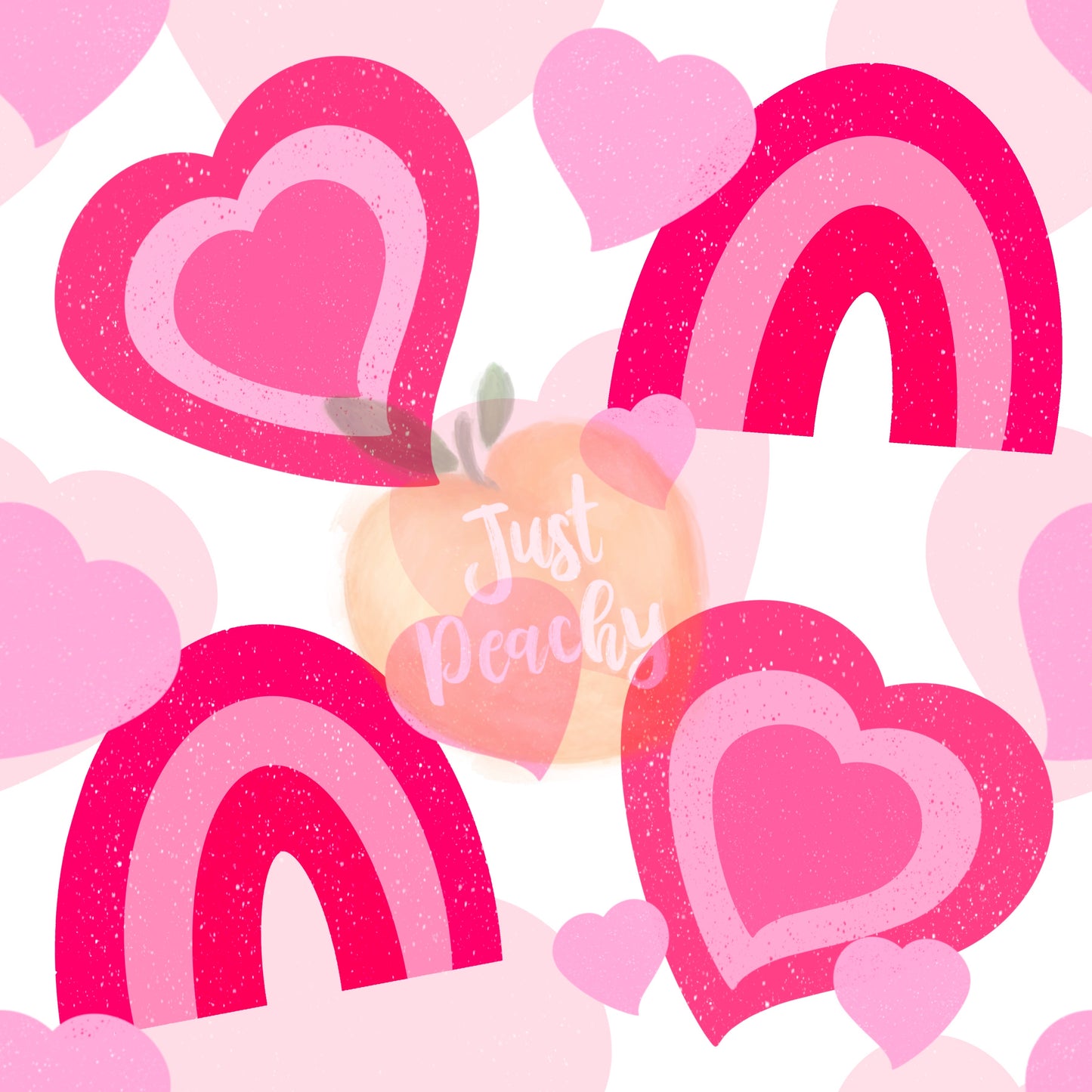 Rainbows and Hearts - Multiple Colors