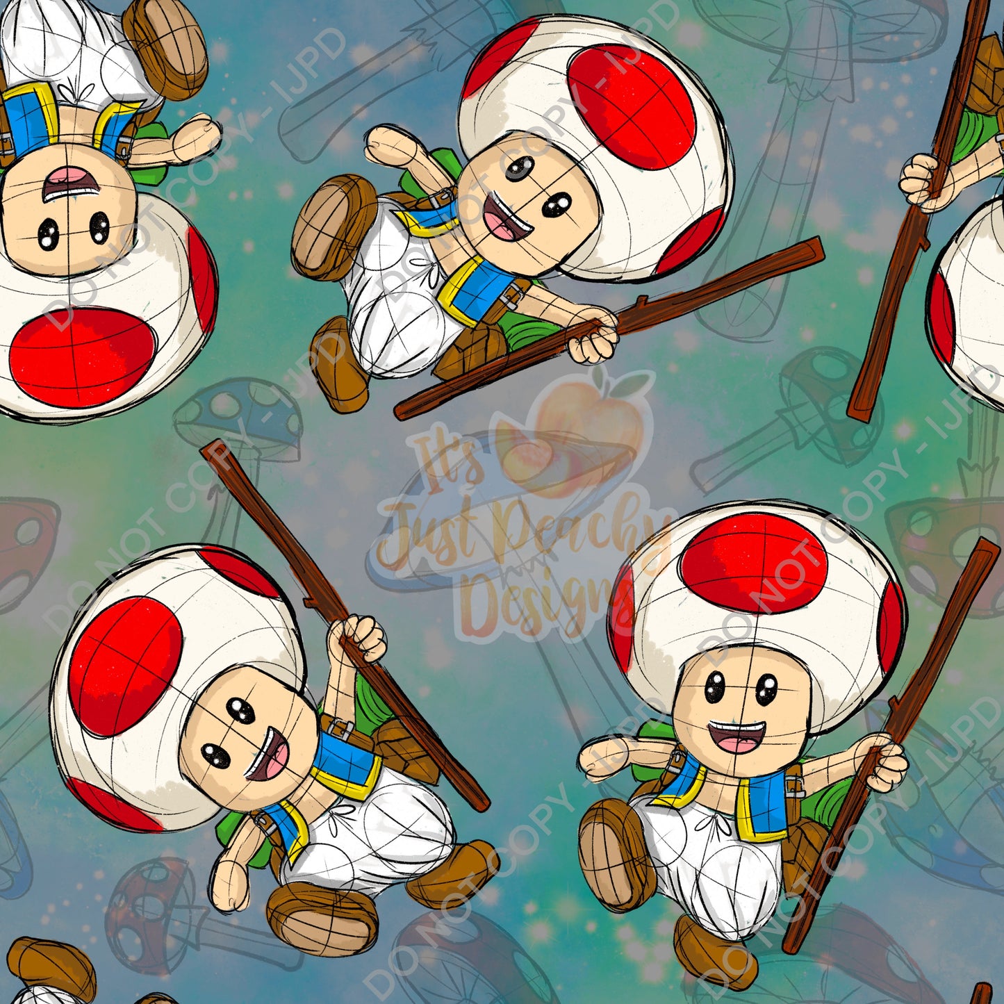 Mushroom Guy- Multiple Colors