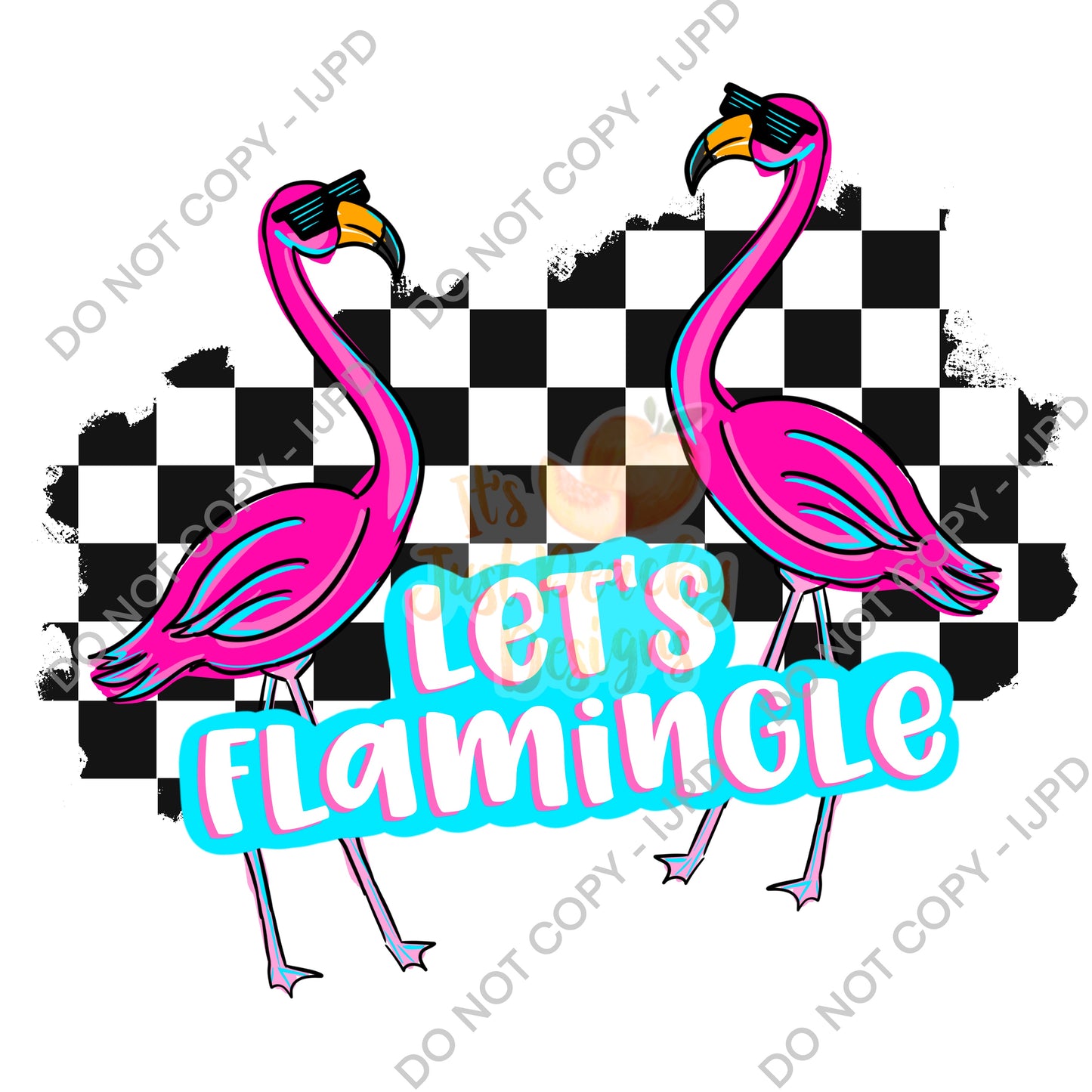 Let’s Flamingle - Multiple Options PNG