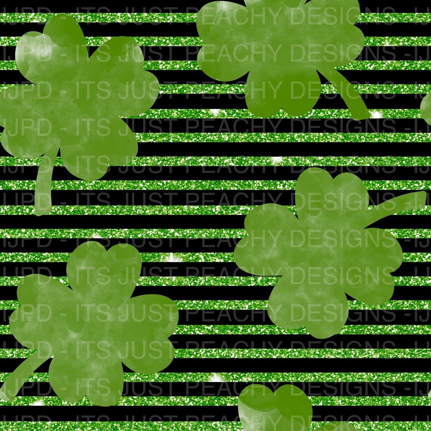 Clovers Glitter Stripes - Multiple Colors