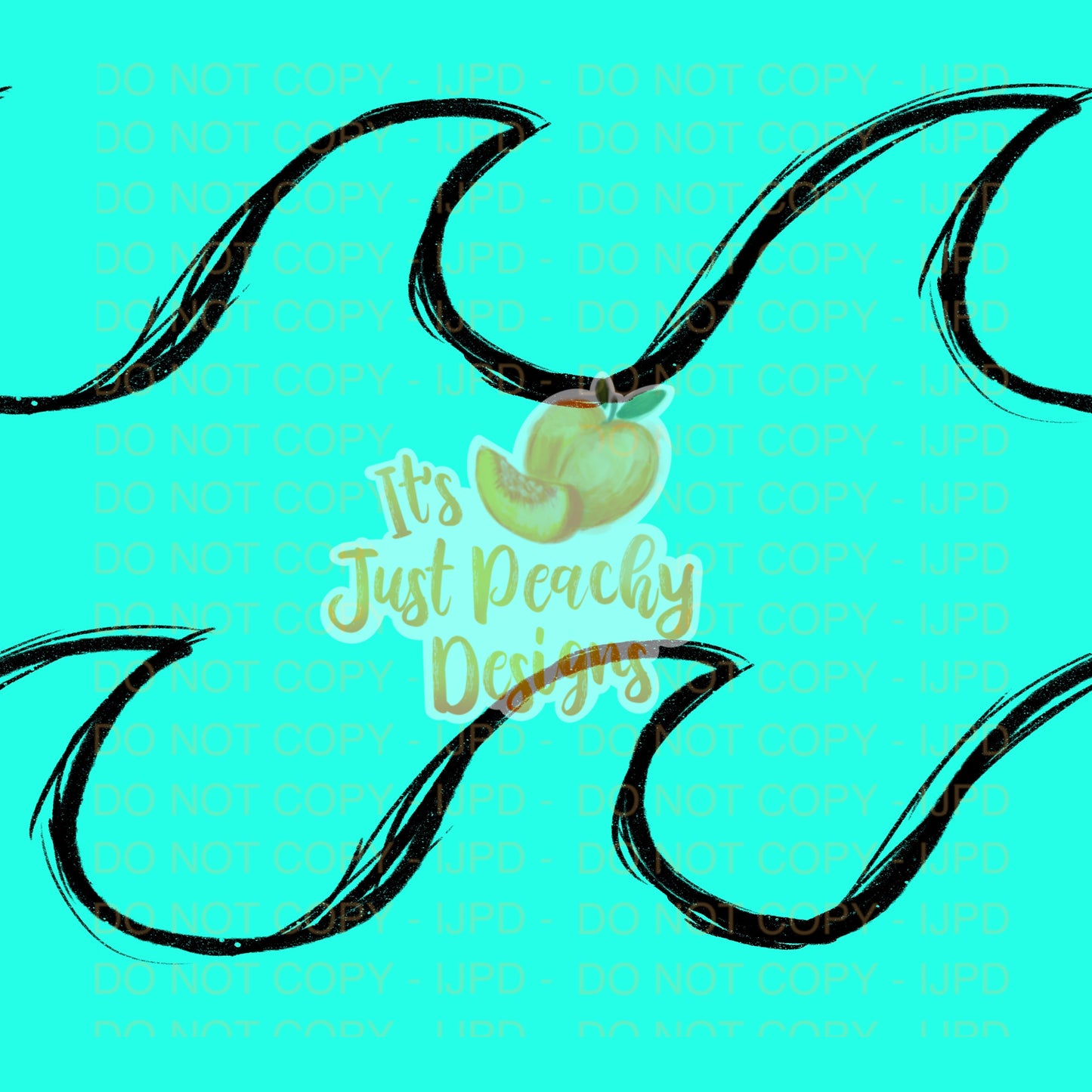Sketchy Waves - Multiple Color Options