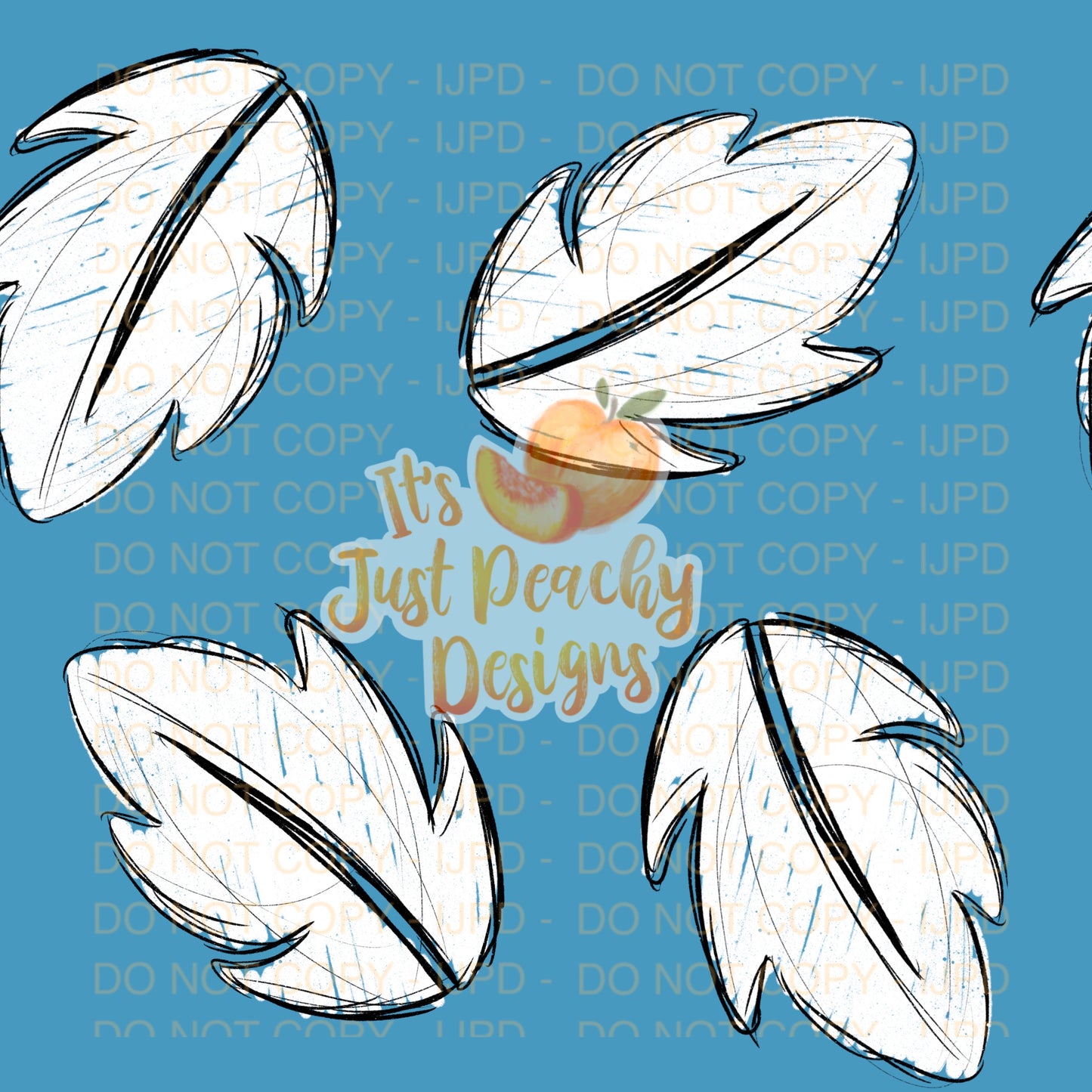 Sketchy Leaf - Multiple Color Options