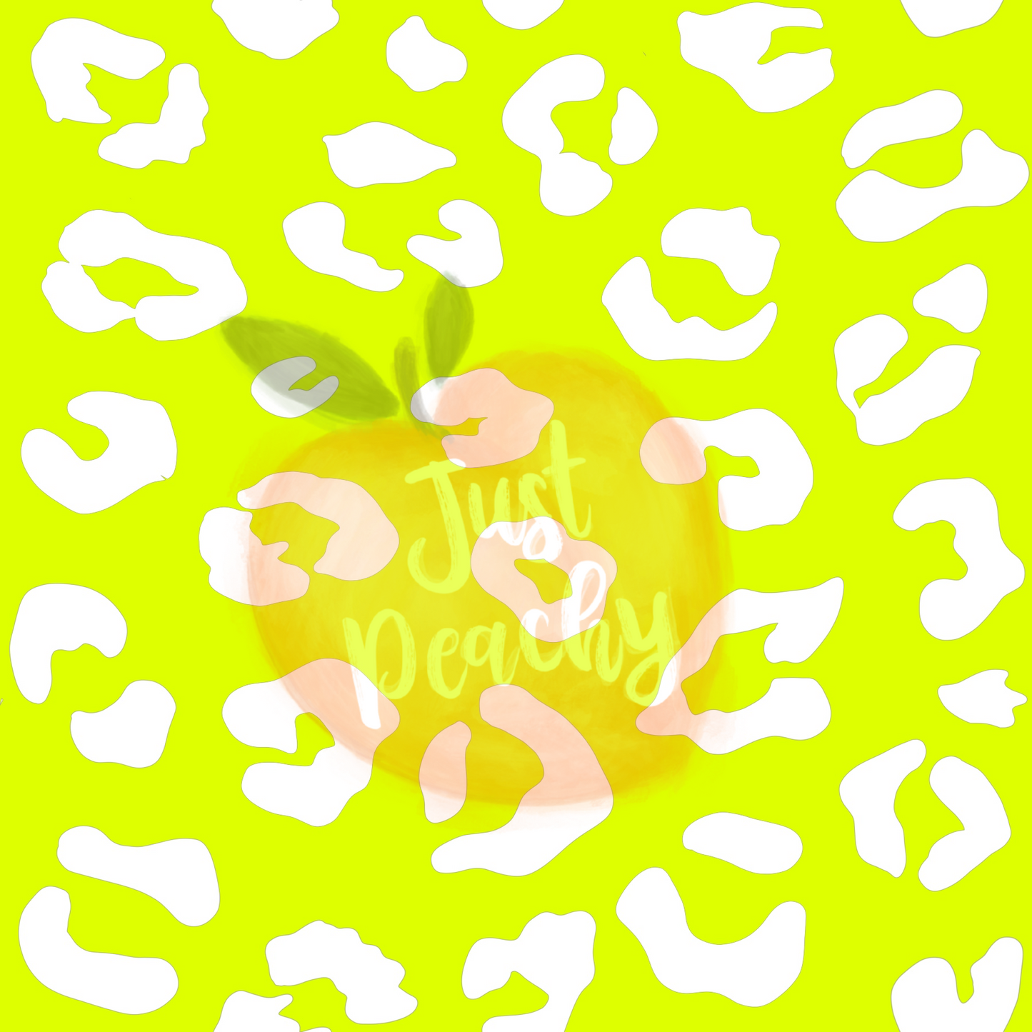 Neon Leopard White Spots - Multiple colors