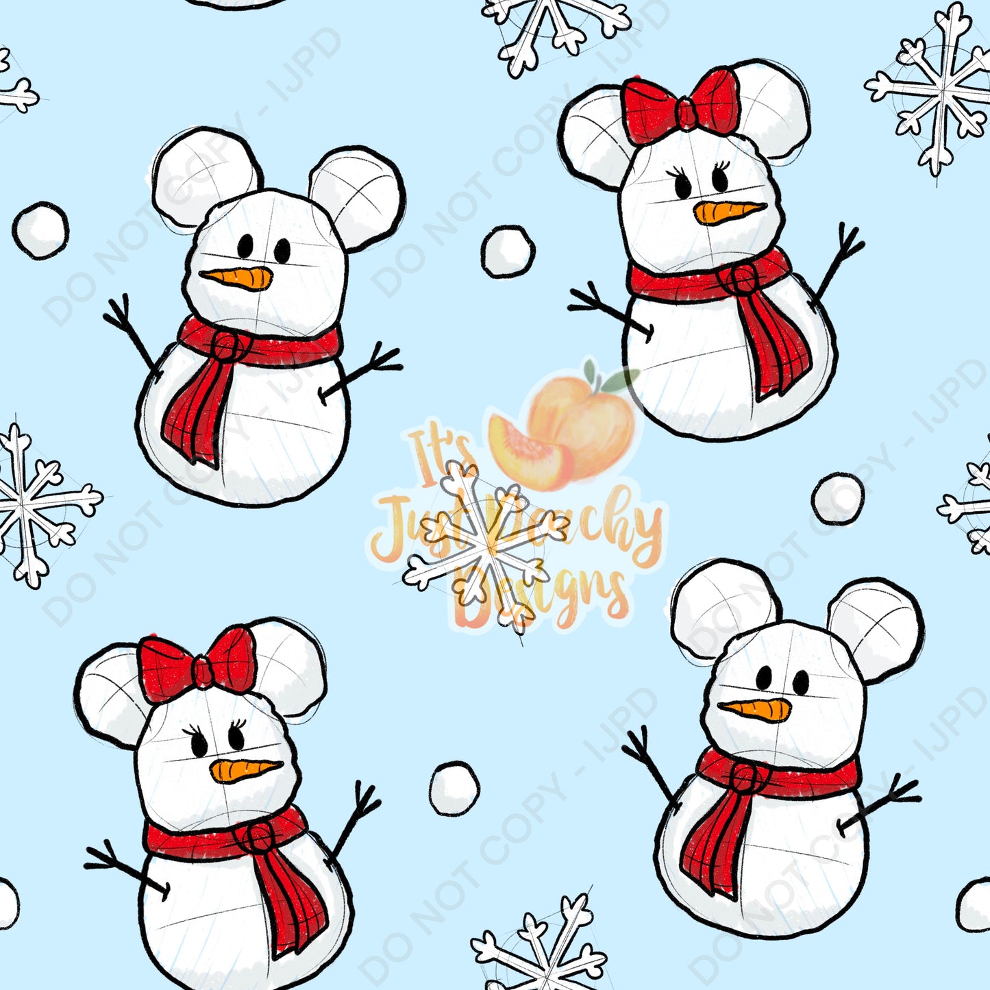 Mouse Snowmen