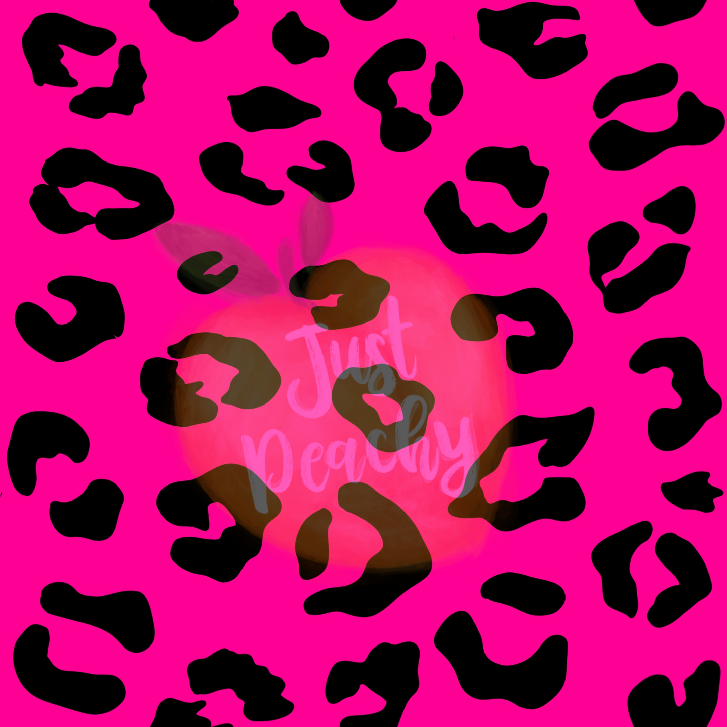 Neon Leopard Black Spots - Multiple colors