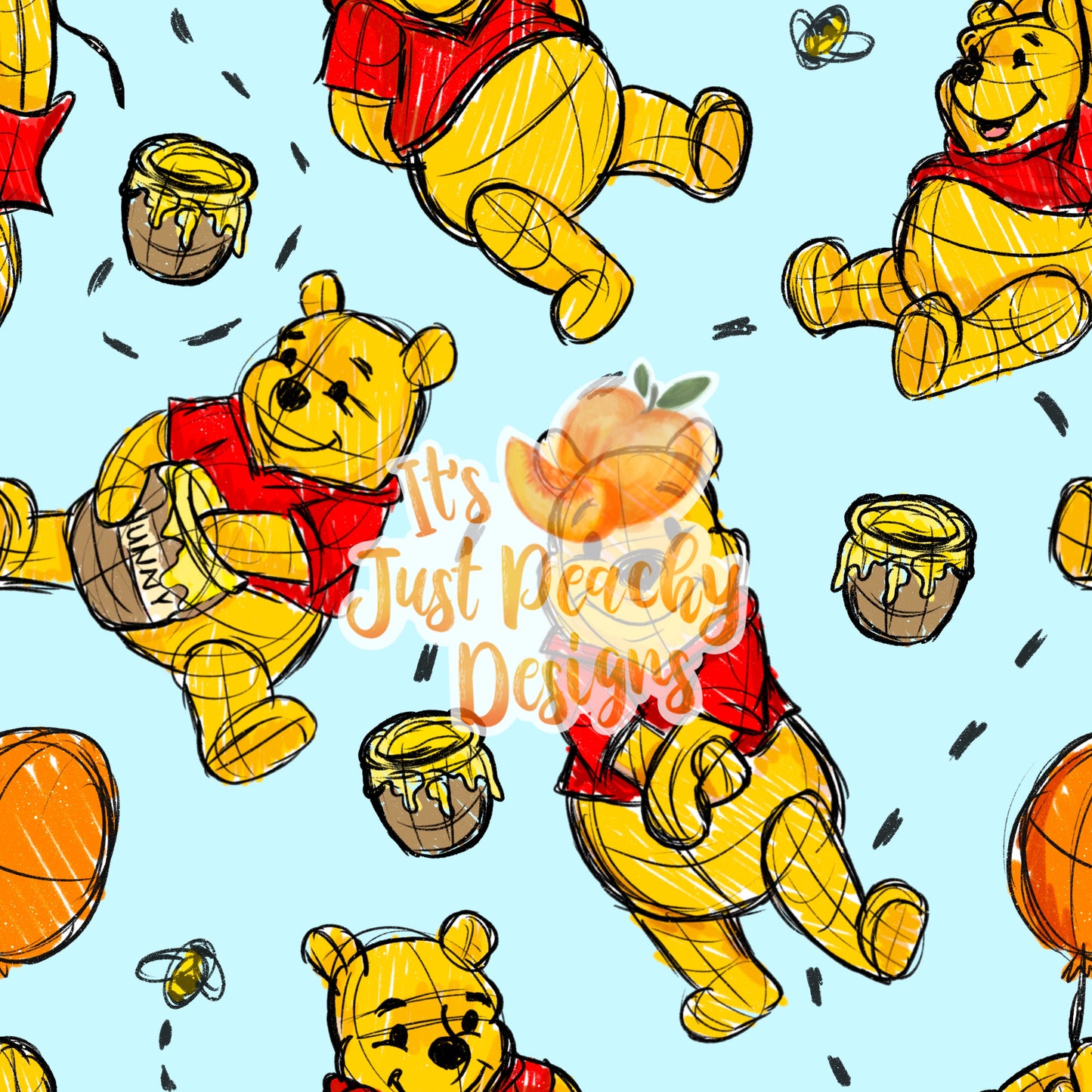 Silly Bear - Multiple Background Colors