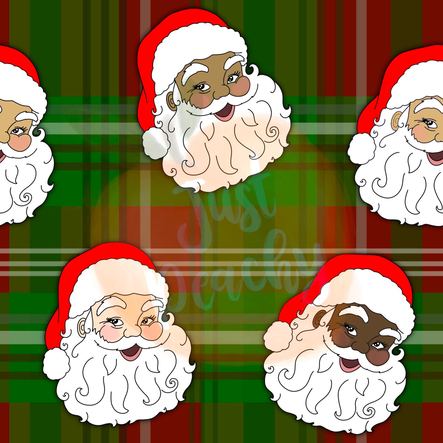 Plaid Santa
