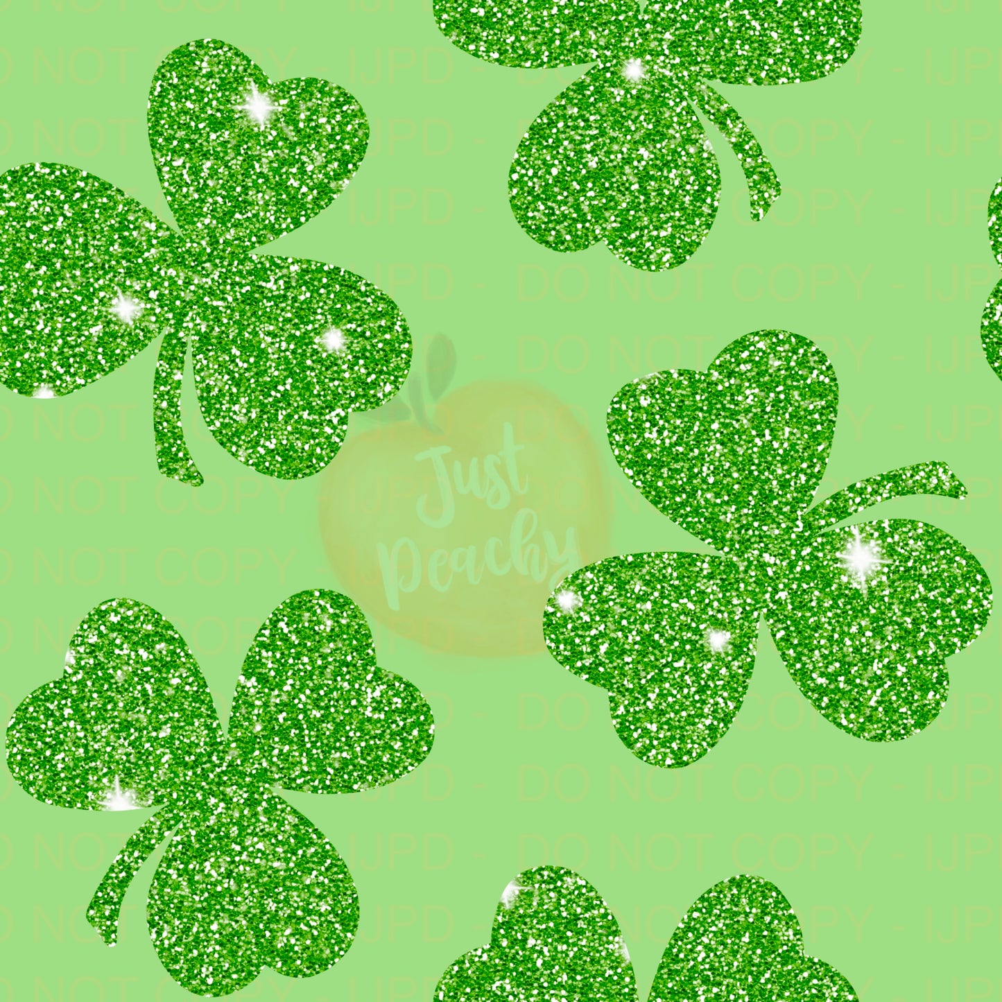 Glitter Shamrocks - Multiple Colors