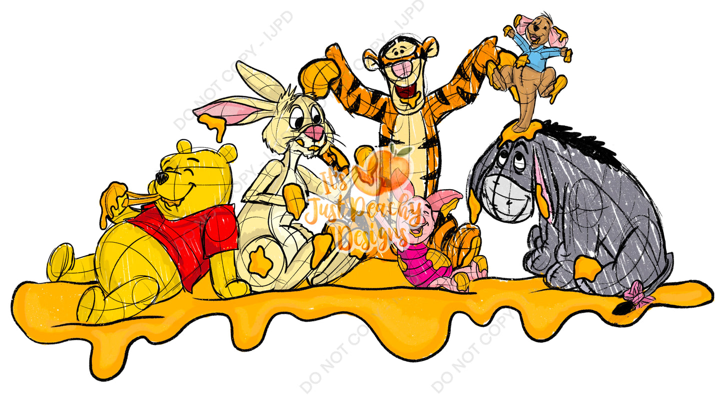 Honey Friends PNG