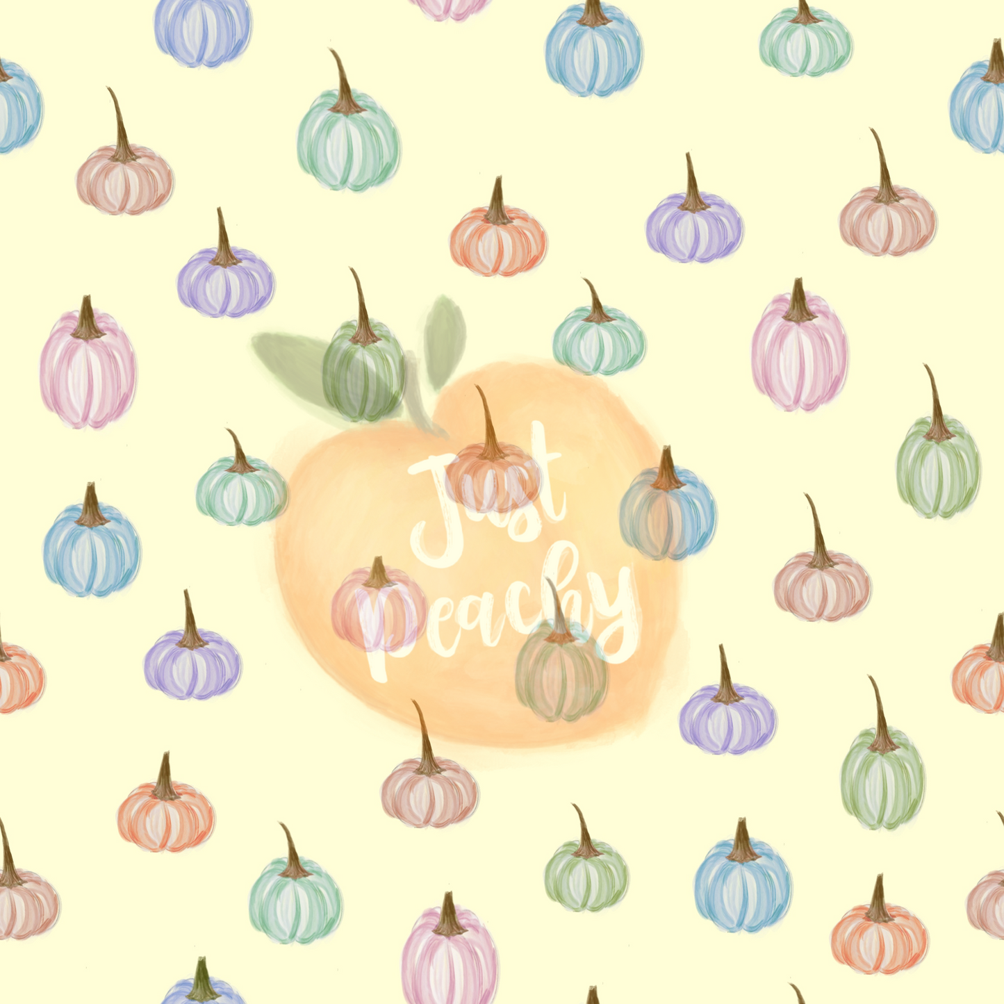 Mini Watercolor Pumpkins