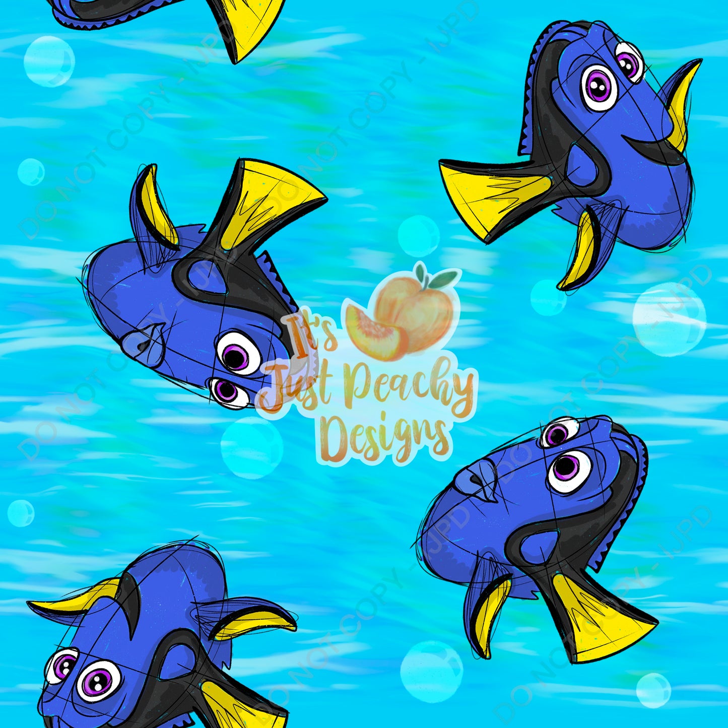 Forgetful Fish - Multiple Background Options