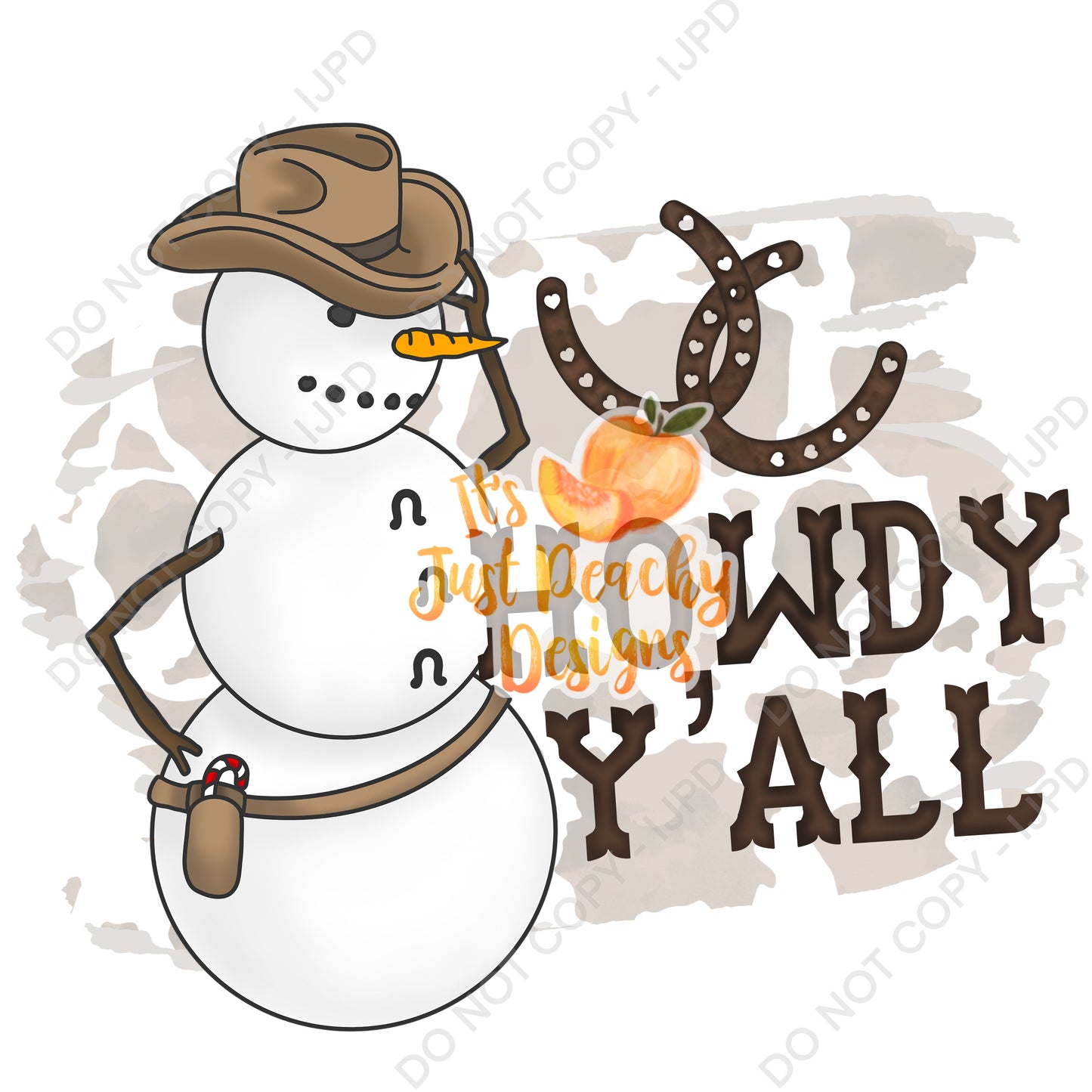 Howdy Y’all PNG - Multiple Options