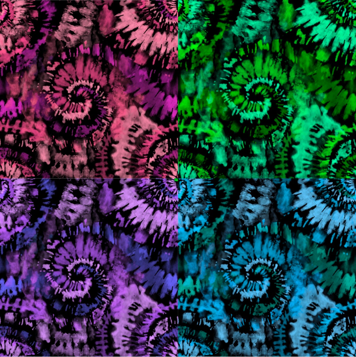 Tie Dye 2 - Multiple Variations