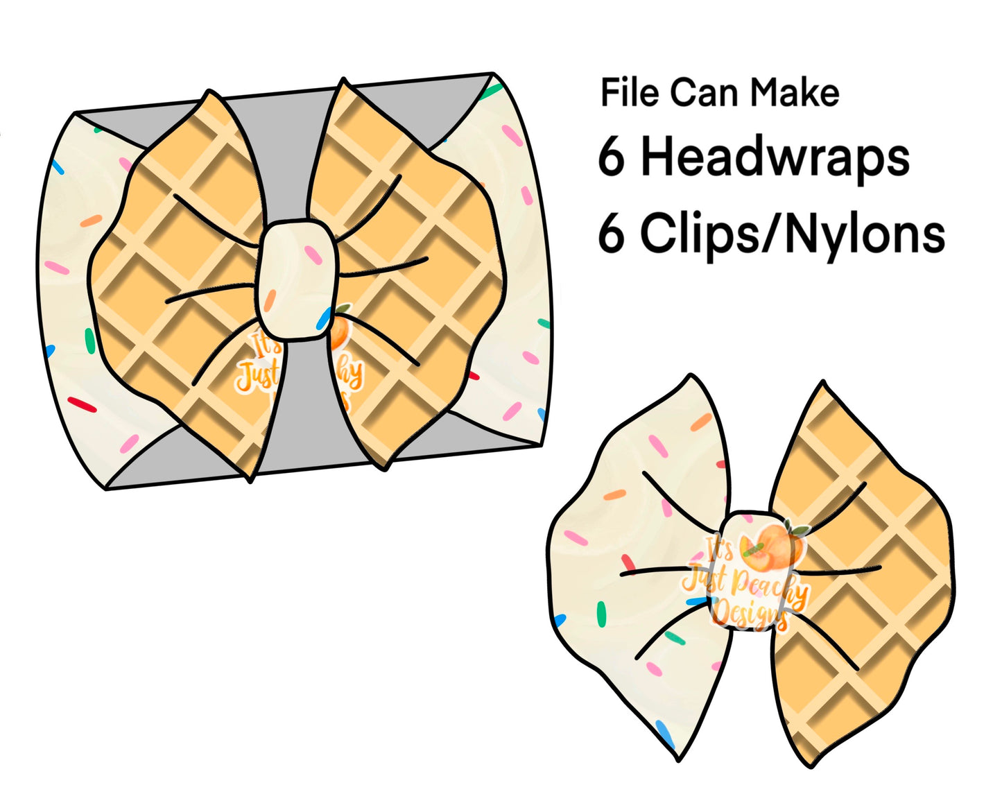 Half/Half Bows- Sundae
