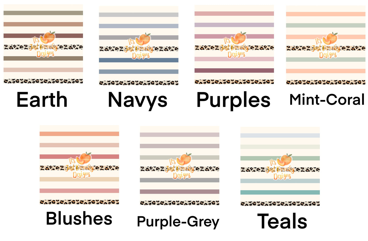 Boho Leopard Bundles by Pattern - includes License and bonus Matching Neutral Leopard