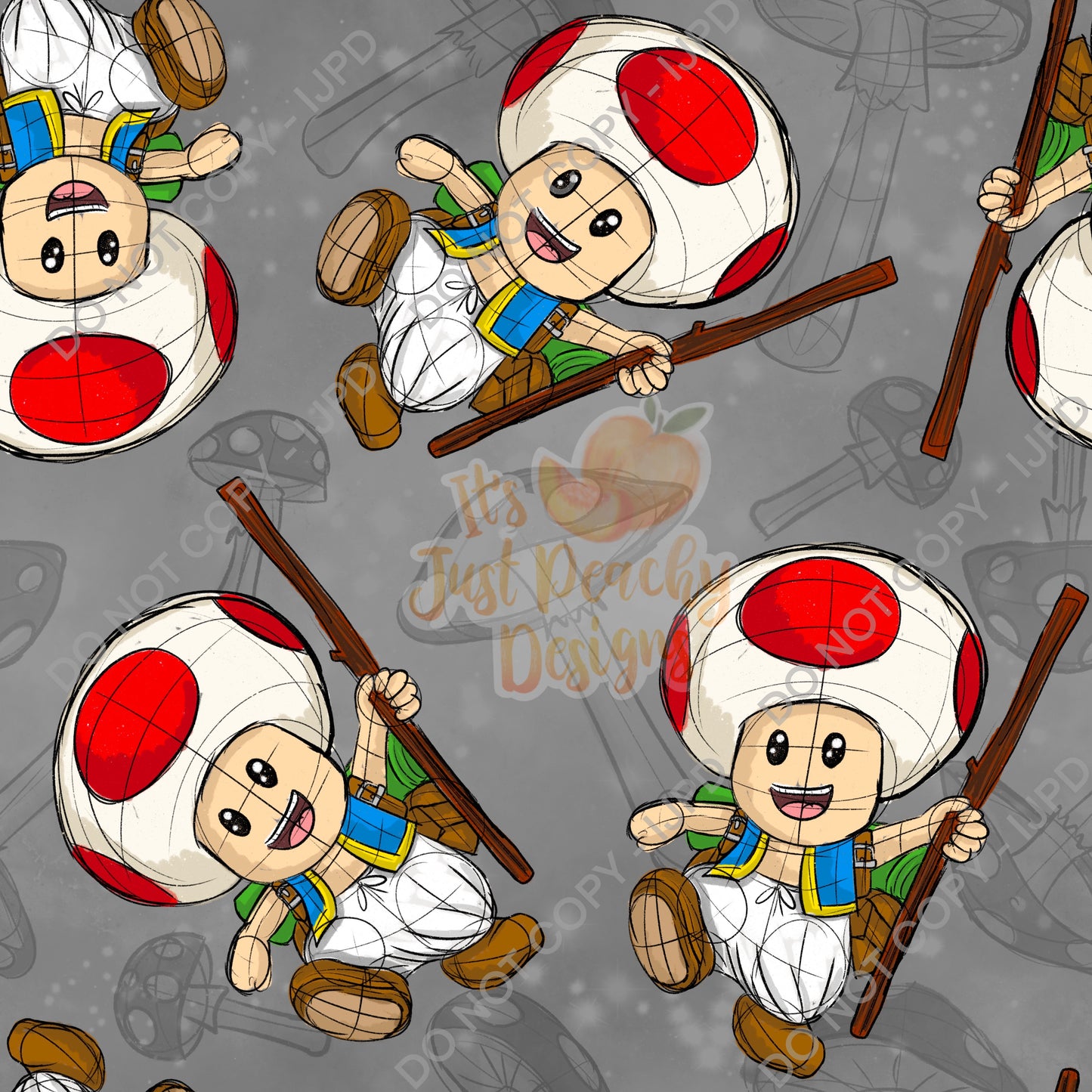 Mushroom Guy- Multiple Colors