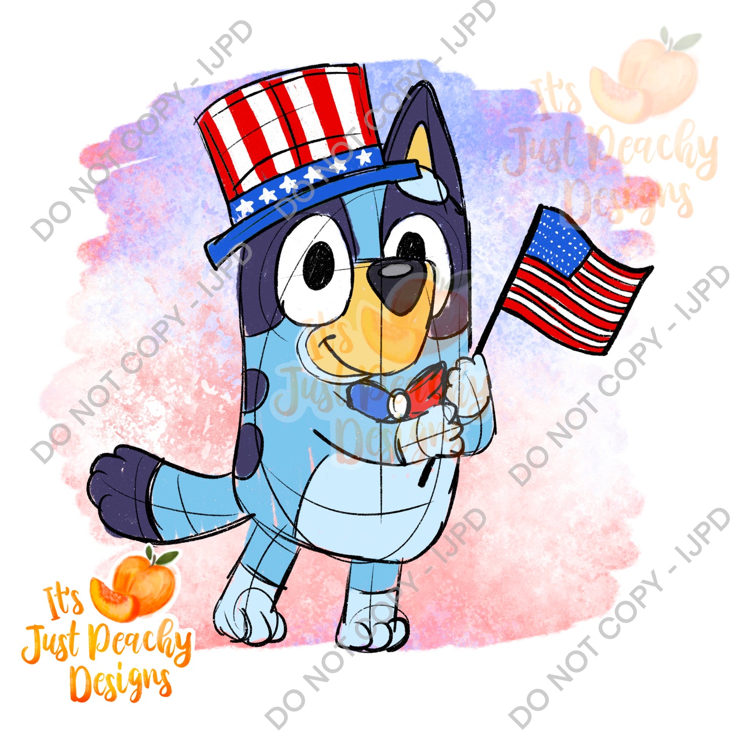 Patriotic FoJ Dog Family PNG - Multiple Options