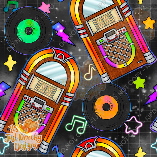 Space Jukebox -Retro Rewind - Multiple Colors