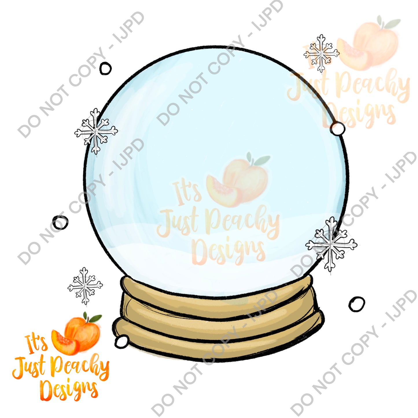 SnowGlobe Customizable PNG