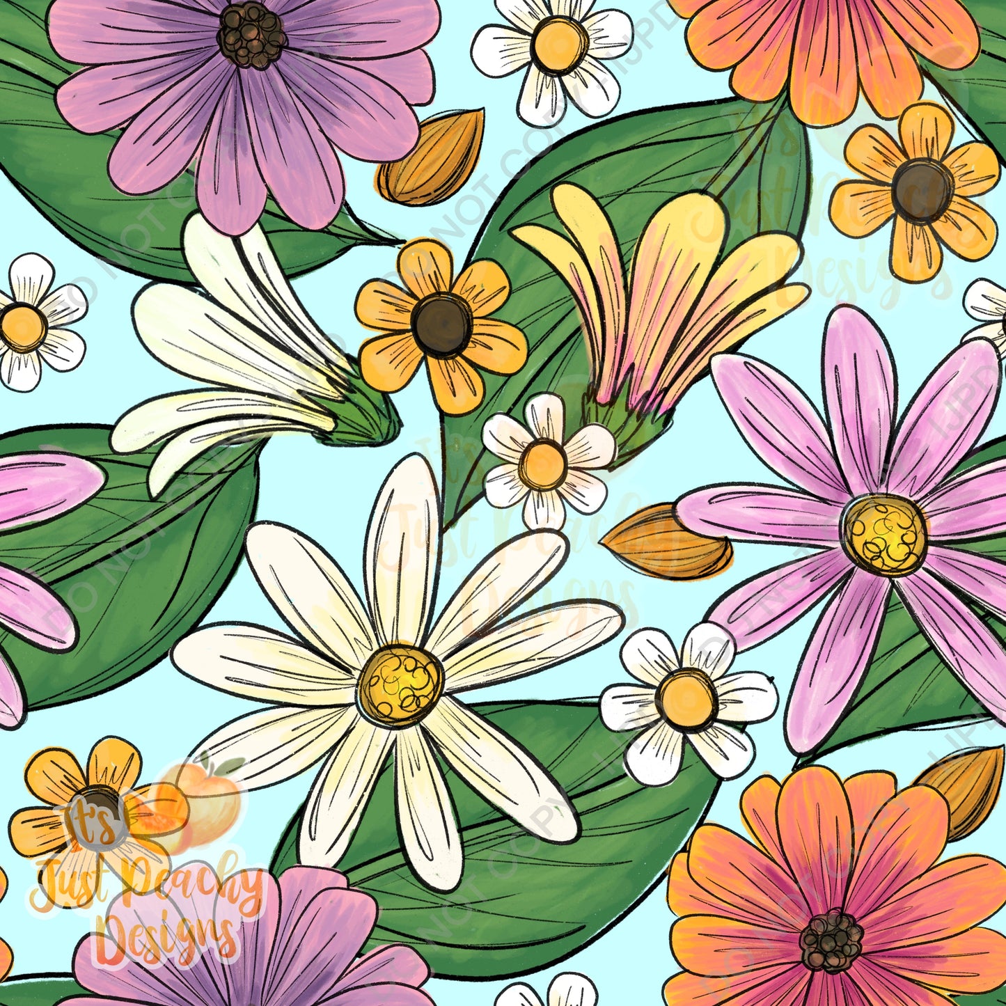 Bug Adventure Floral- Multiple Options