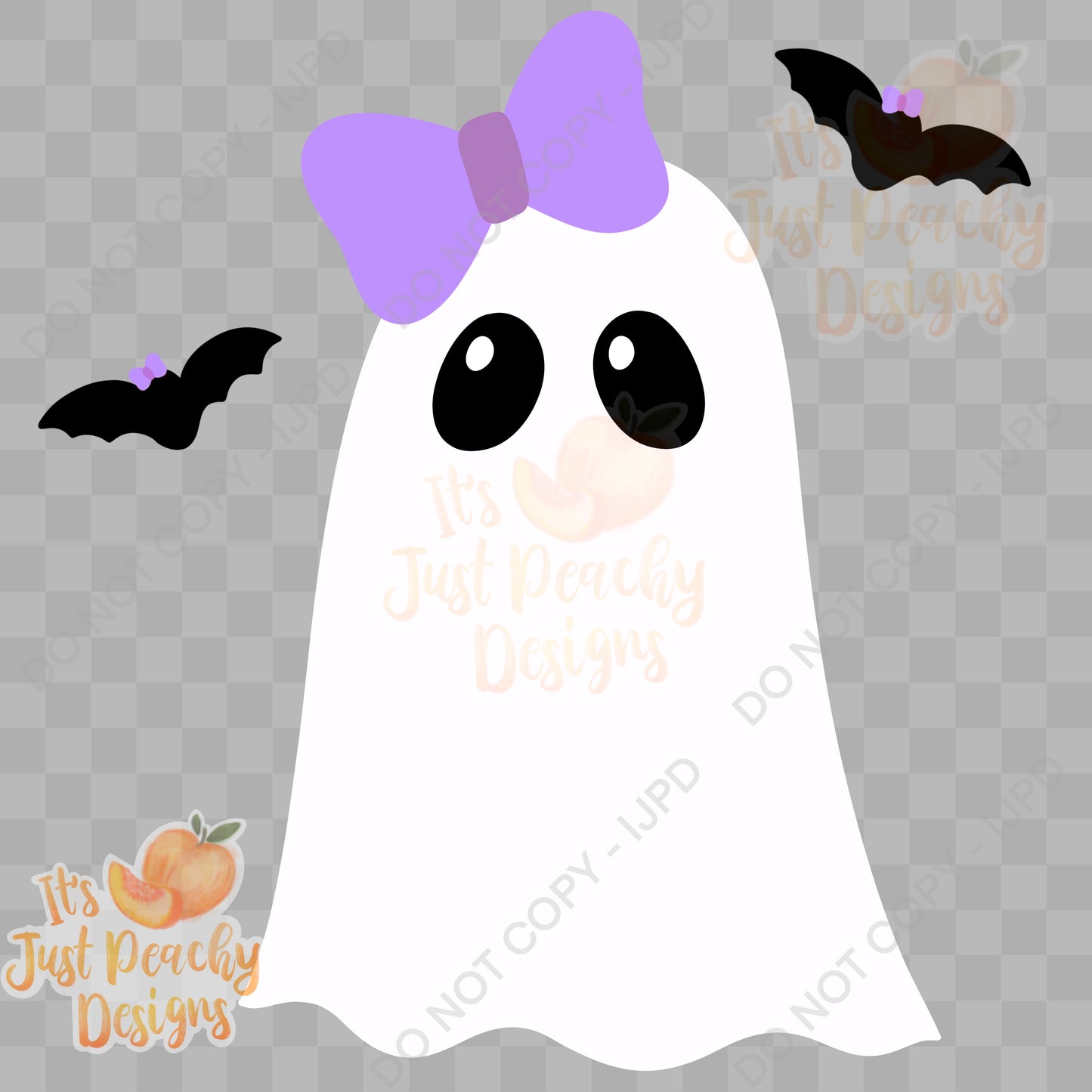 PNG Cute but Spooky Ghosts - Multiple Colors