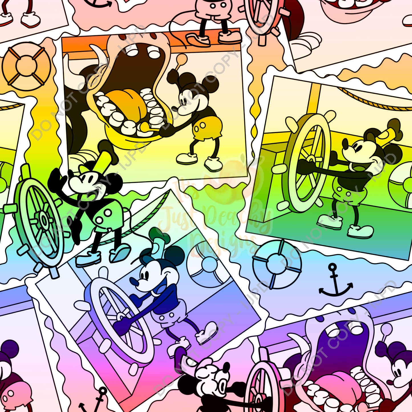 Limited Exclusive - Steamboat Willie Photos - Multiple Colors