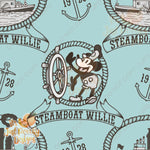 Vintage Steamboat Willie- Multiple Colors