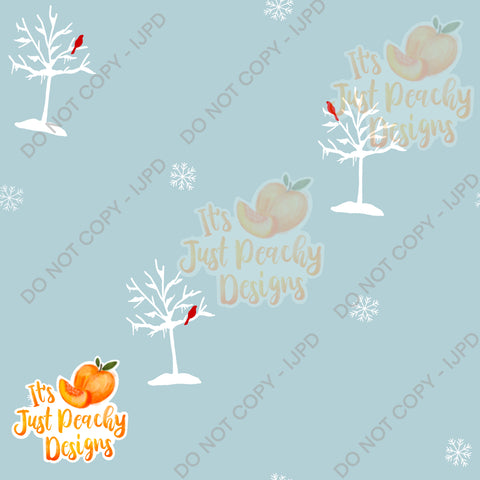 Simple Holiday Cardinal Trees- Multiple Colors