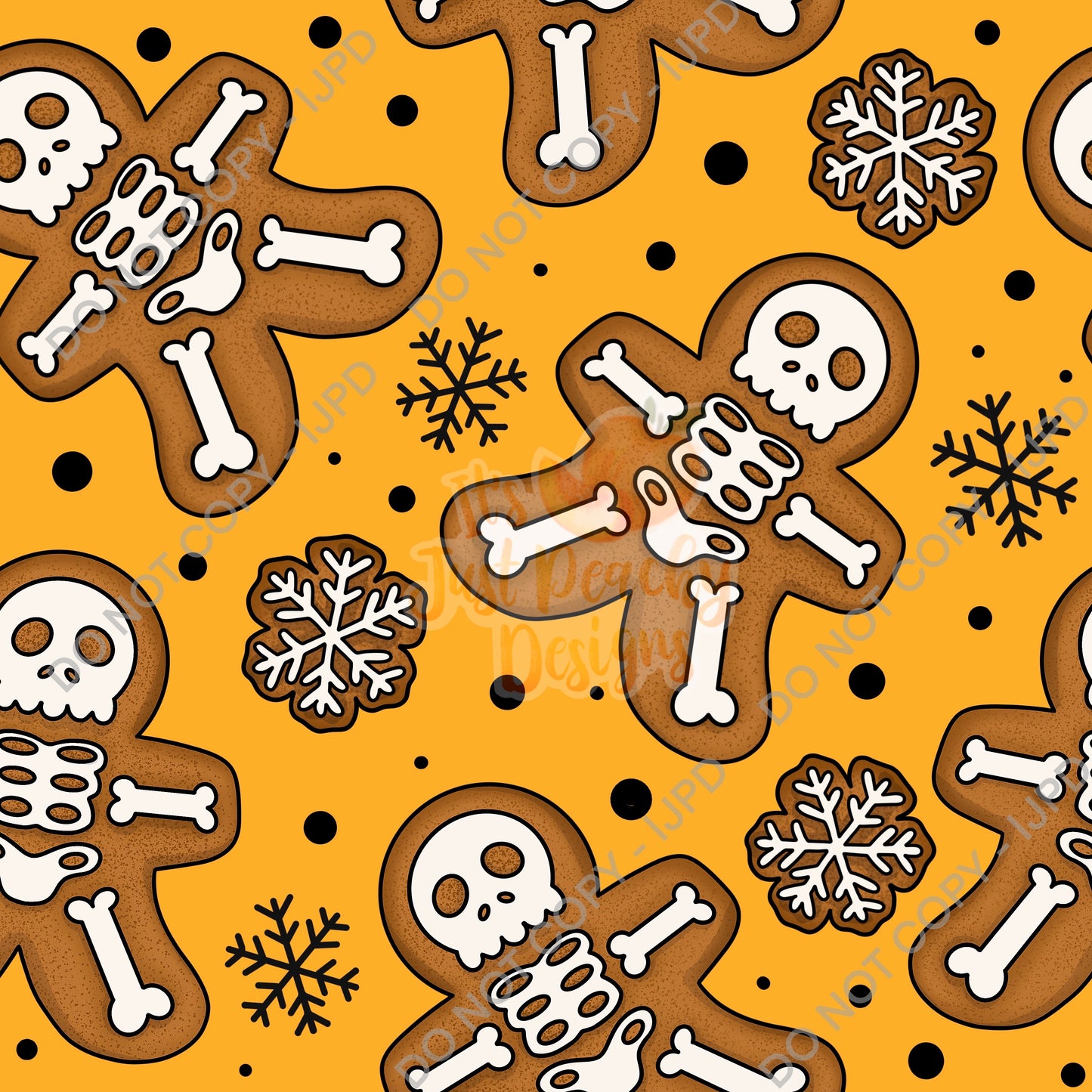 Gingerbread - Multiple Colors - Spooky Christmas