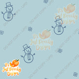 Simple Holiday Snowmen - Multiple Colors