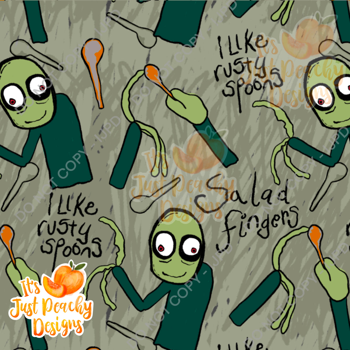 Rustry Spoons Rusty Spoons - Multiple Options - Seamless or PNG β Itβs Just Peachy ...