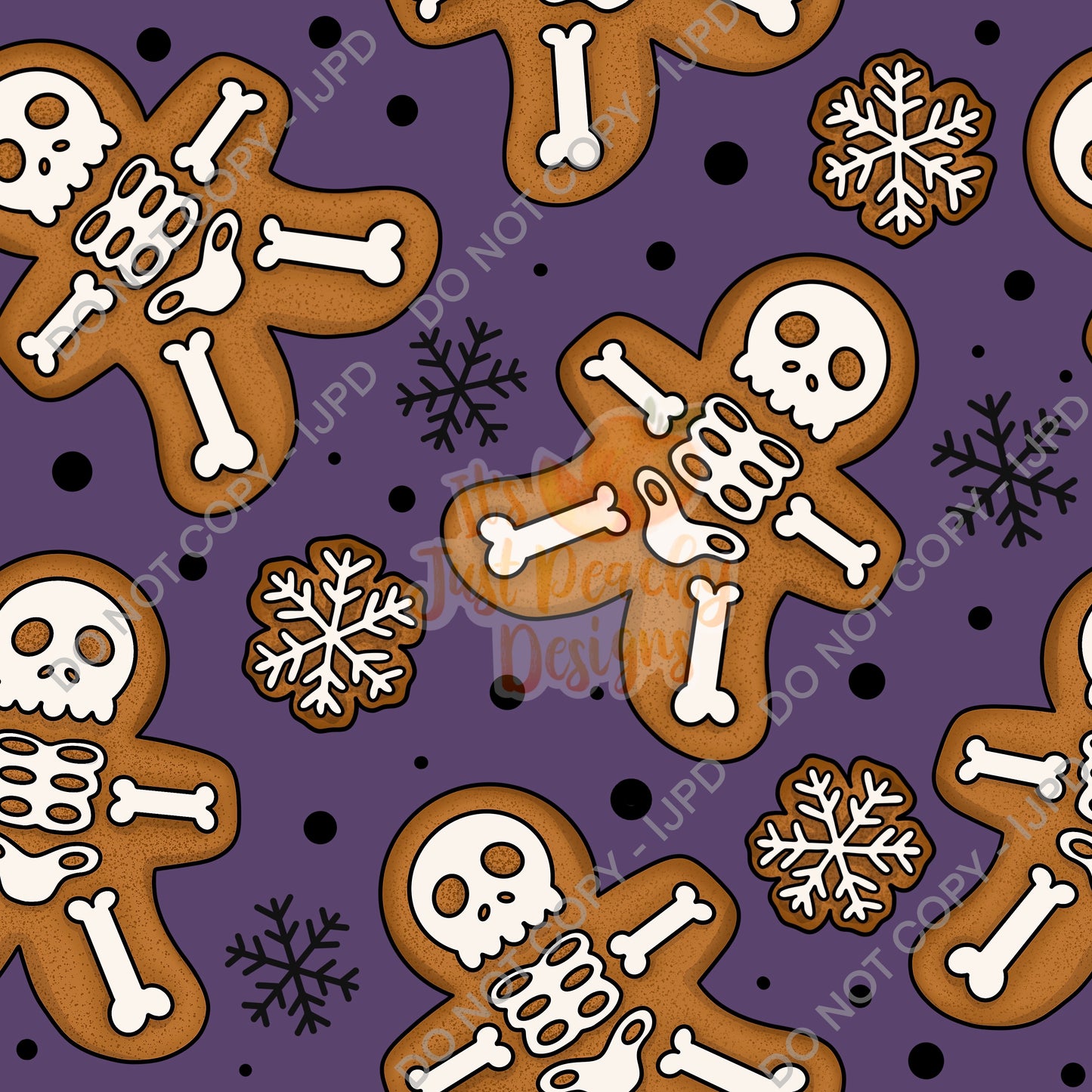 Gingerbread - Multiple Colors - Spooky Christmas